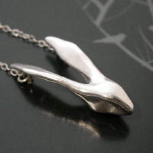 Load image into Gallery viewer, Andree Chenier Necklace Sterling Silver Rabbit Pendant 18in Chain Handcrafted