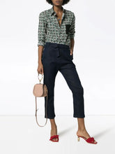 Load image into Gallery viewer, Anthropologie 3x1 Jeans Womens 25  Blue Cropped Straight Leg Ultra High-Rise Belt