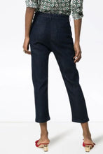 Load image into Gallery viewer, Anthropologie 3x1 Jeans Womens 25  Blue Cropped Straight Leg Ultra High-Rise Belt