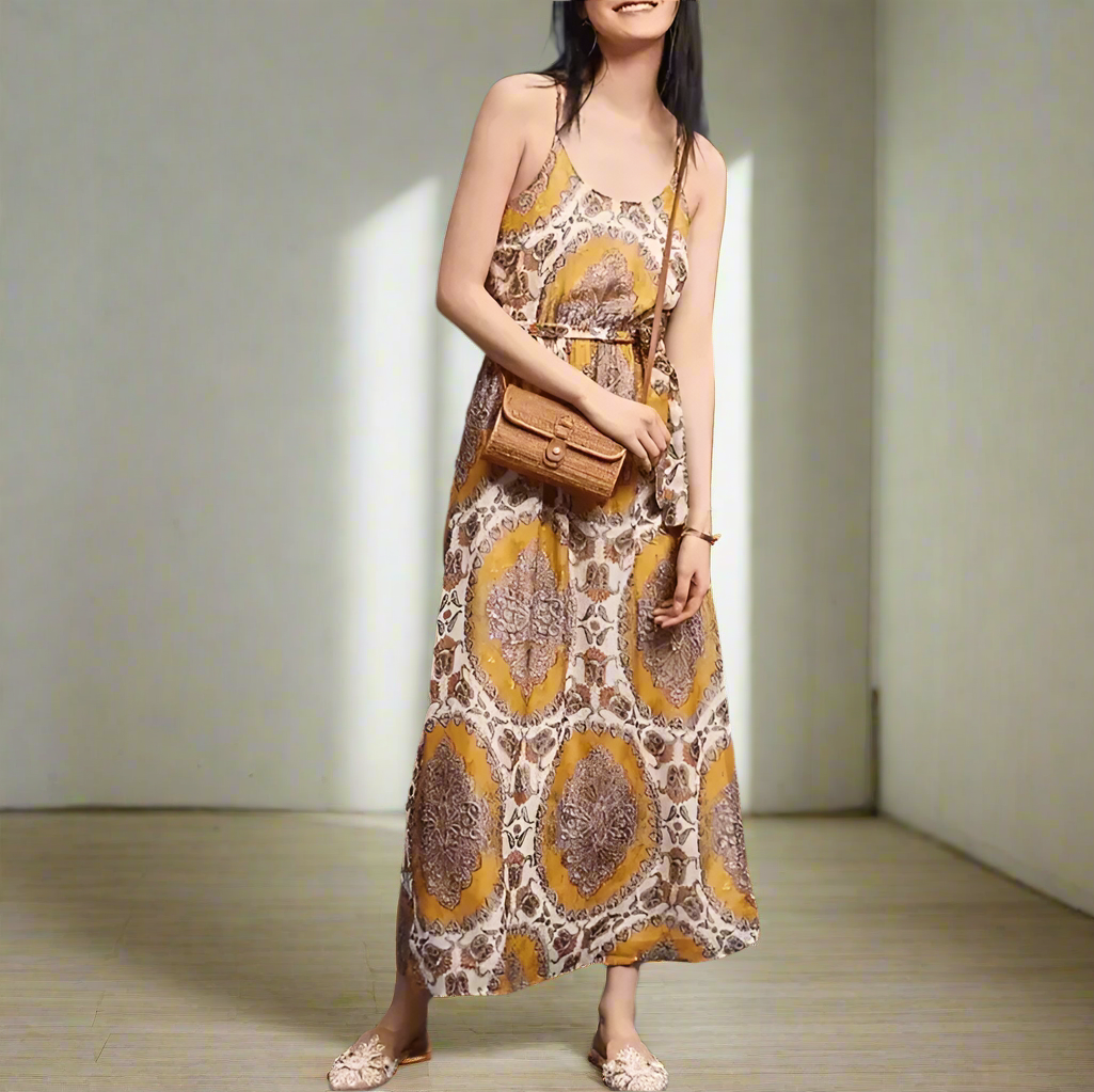 gold anthropologie dress Large Womens Yellow Maxi Halter Neck Chiffon – Luxe Fashion Finds Rojo Light Blue Coast Petite This is our favourite Atria Signature Colors:Silver