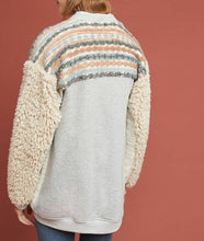 Load image into Gallery viewer, Anthropologie Jacket Large Womens Beige Open Front Faux Fur Cardigan