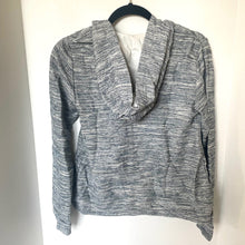 Load image into Gallery viewer, Anthropologie Hoodie Sweater Womens Extra Small Blue Zip Moto Cotton Crop Jacket