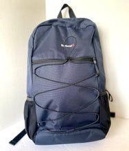 Load image into Gallery viewer, Barbour Arwin Canvas Explorer Backpack Large Blue Laptop Sleeve Lightweight