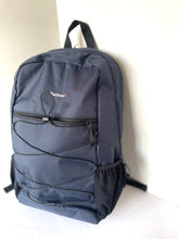 Load image into Gallery viewer, Barbour Arwin Canvas Explorer Backpack Large Blue Laptop Sleeve Lightweight