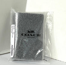 Load image into Gallery viewer, Coach Bifold Card Case Black Wallet Mens Sport Calf Leather Slim 87121 ORGPKG
