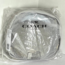 Load image into Gallery viewer, Coach Canteen Crossbody CO986 Brown Leather Signature Jacquard Round ORG PKG