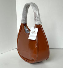 Load image into Gallery viewer, Brown handbag with gray handle on a white background
