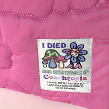 Load image into Gallery viewer, Coach Coachtopia Loop Flat Tote CO668 Magenta Quilted Shoulder Bag 90s Pink