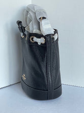 Load image into Gallery viewer, Coach Dempsey CN683 Drawstring Bucket Bag 15 Black Leather Crossbody Original Packaging