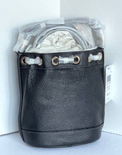 Load image into Gallery viewer, Coach Dempsey CN683 Drawstring Bucket Bag 15 Black Leather Crossbody Original Packaging