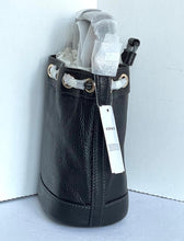 Load image into Gallery viewer, Coach Dempsey CN683 Drawstring Bucket Bag 15 Black Leather Crossbody Original Packaging