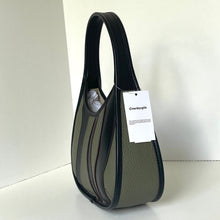 Load image into Gallery viewer, CoachErgoBagCQ004CoachtopiaArmyGreenLeatherWavyStripeUpcrafted90s_9