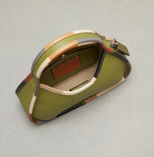 Load image into Gallery viewer, Coach Ergo Bag Coachtopia Colorful Binding Olive Shoulder Bag 90s Leather CL701