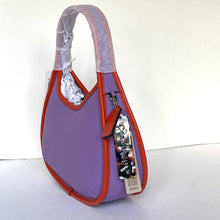 Load image into Gallery viewer, CoachErgoBagCoachtopiaPurpleShoulderBag90sLeatherCK112IrisSunOrange_2