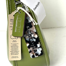 Load image into Gallery viewer, Coach Ergo Bag Crinkle Patent Shoulder Bag Coachtopia Leather Olive CQ003