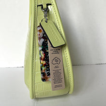 Load image into Gallery viewer, Coach Ergo Bag Croc Embossed Coachtopia Leather Shoulder CT272 Pale Lime