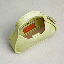 Load image into Gallery viewer, Coach Ergo Bag Croc Embossed Coachtopia Leather Shoulder CT272 Pale Lime