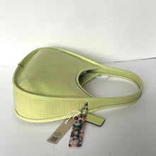 Load image into Gallery viewer, Coach Ergo Bag Croc Embossed Coachtopia Leather Shoulder CT272 Pale Lime