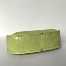 Load image into Gallery viewer, Coach Ergo Bag Croc Embossed Coachtopia Leather Shoulder CT272 Pale Lime