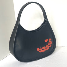 Load image into Gallery viewer, Coach Ergo Bag Sleepy Caterpillar Print Coachtopia Leather Black CQ827