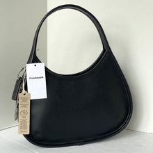 Load image into Gallery viewer, Coach Ergo Bag Sleepy Caterpillar Print Coachtopia Leather Black CQ827