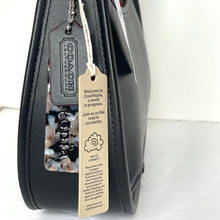 Load image into Gallery viewer, Coach Ergo Bag Sleepy Caterpillar Print Coachtopia Leather Black CQ827