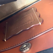 Load image into Gallery viewer, Coach Ergo Bag Wavy Stripe Upcrafted Brown Black Leather Coachtopia 90s CQ004