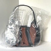 Load image into Gallery viewer, Coach Ergo Bag Wavy Stripe Upcrafted Brown Black Leather Coachtopia 90s CQ004