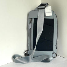 Load image into Gallery viewer, Coach Gotham Pack Sling Mens Gray Leather Small Backpack Crossbody C5331