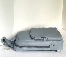 Load image into Gallery viewer, Coach Gotham Pack Sling Mens Gray Leather Small Backpack Crossbody C5331