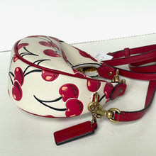 Load image into Gallery viewer, Handbag with red cherry design on a white background