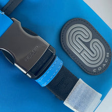 Load image into Gallery viewer, Coach Max Crossbody C9836 Blue Nylon Leather Pouch Shoulder Bag Adjustable