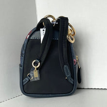 Load image into Gallery viewer, CoachMiniCourtCherryBackpackBagCharmCZ086KeychainSignatureCanvas_3