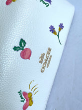Load image into Gallery viewer, Coach Nora Kisslock Crossbody Womens Leather White Garden Print C8335