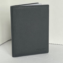 Load image into Gallery viewer, Coach Passport Case Black Calf Leather Slim Wallet 93604 Travel ORIGPKG