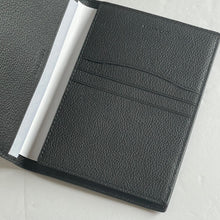 Load image into Gallery viewer, Coach Passport Case Black Calf Leather Slim Wallet 93604 Travel ORIGPKG
