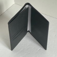 Load image into Gallery viewer, Coach Passport Case Black Calf Leather Slim Wallet 93604 Travel ORIGPKG