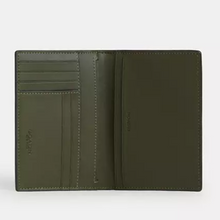 Load image into Gallery viewer, Coach Passport Case Camo Signature Canvas Slim Wallet CX878 Travel Shamrock