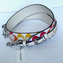 Load image into Gallery viewer, Coach Replacement Hand Bag Crossbody Strap Rainbow Leather Canvas CJ952