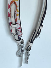 Load image into Gallery viewer, Coach Replacement Hand Bag Crossbody Strap Rainbow Leather Canvas CJ952