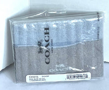 Load image into Gallery viewer, Coach Slim Id Card Case Wallet CH415 Leather Signature Canvas Blue