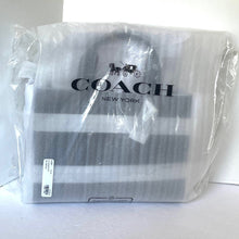 Load image into Gallery viewer, Coach Smith Tote Medium Blue Leather Crossbody Bag Cu997 ORIGPKG
