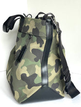 Load image into Gallery viewer, Coach Tote 38 Camo Print Large Canvas Leather Carry-All Shoulder Bag CL396