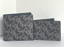 Load image into Gallery viewer, Coach Wallet 3 In 1 Mens CF134 Large Black Monogram Billfold ID 2 Piece Removable