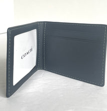 Load image into Gallery viewer, Coach Wallet 3 In 1 Mens CF134 Large Black Monogram Billfold ID 2 Piece Removable