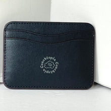 Load image into Gallery viewer, Coach Wavy Card Case Caterpillar Coachtopia Black Leather CQ866 Wallet