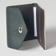 Load image into Gallery viewer, Coach Wyn Small Wallet Womens Black Leather Trifold Billfold C2328 ORGPKG