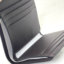 Load image into Gallery viewer, Coach Wyn Small Wallet Womens Black Leather Trifold Billfold C2328 ORGPKG