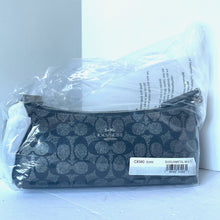 Load image into Gallery viewer, Coach Charlotte Shoulder Bag Signature Canvas Gunmetal CX580 Leather