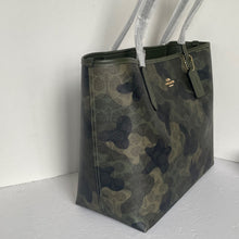 Load image into Gallery viewer, Coach City Tote Signature Canvas Camo Green Large CV953 Shoulder Bag ORGPKG